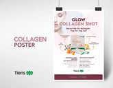Colagen Shot- Flyer DIN A3 (29,7 cm x 42,0 cm), einseitig bedruckt - gewofit